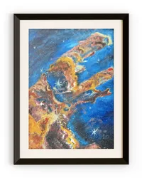 pillars of creation - water color